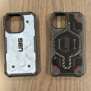 UAG Black and Gray Phone Cases iPhone 13